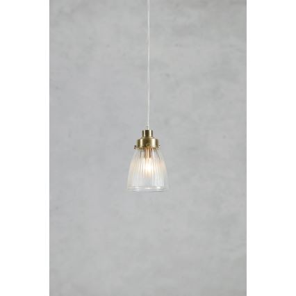 Markslöjd 109010 - Riippuvalaisin kaapelilla BELLIS 1xE14/40W/230V messinki