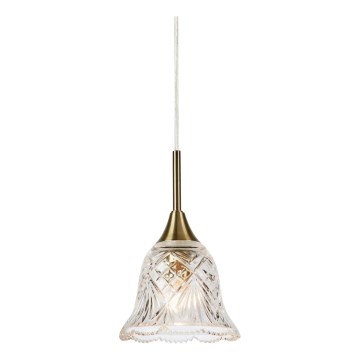 Markslöjd 109011 - Riippuvalaisin johdolla LUNA 1xE14/40W/230V messinki