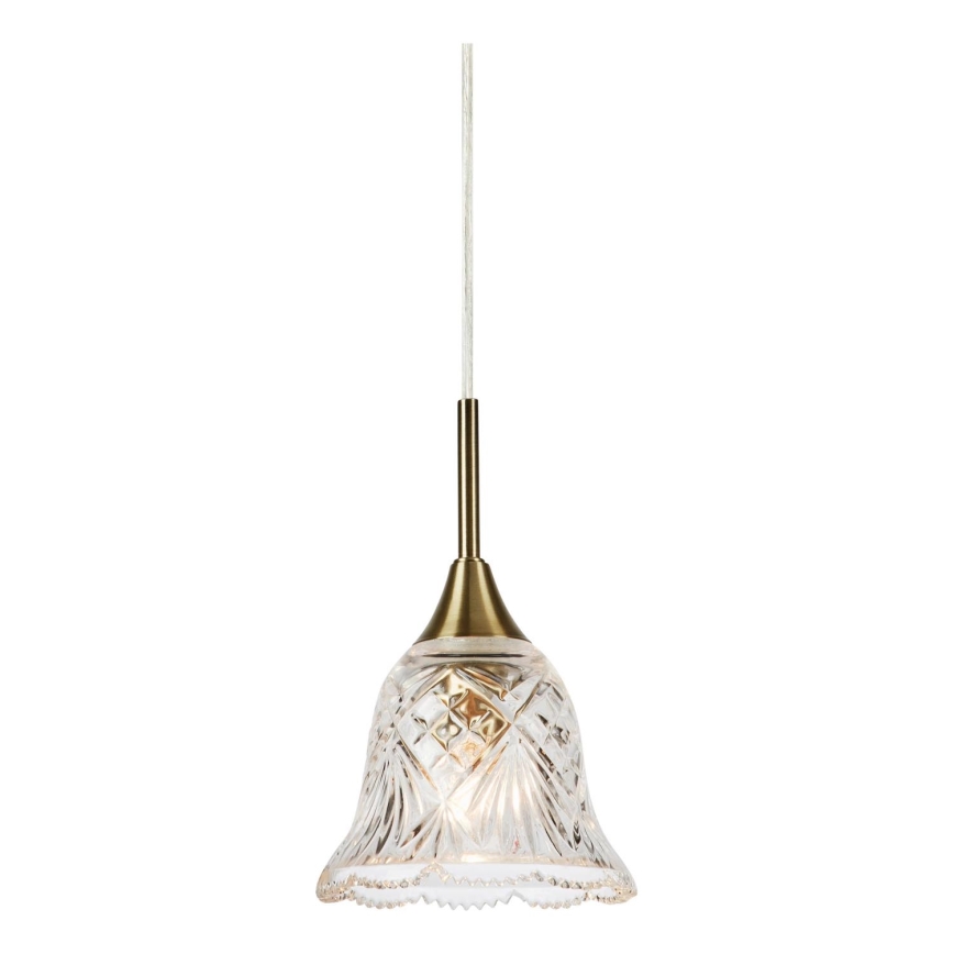 Markslöjd 109011 - Riippuvalaisin johdolla LUNA 1xE14/40W/230V messinki