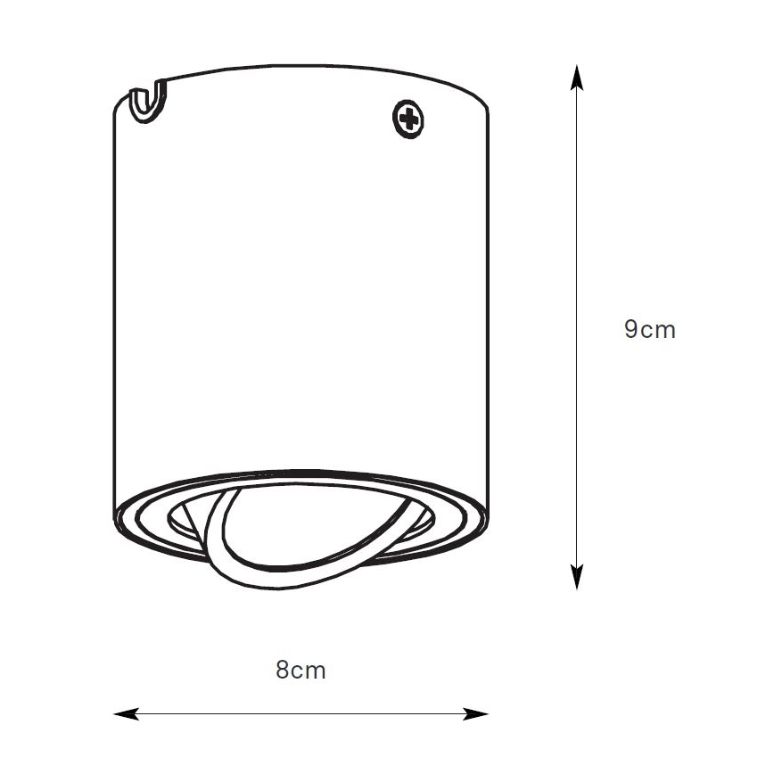 Markslöjd 109020 - LED himmennettävä kohdevalaisin DIRETTO LED/5W/230V CRI 90 valkoinen