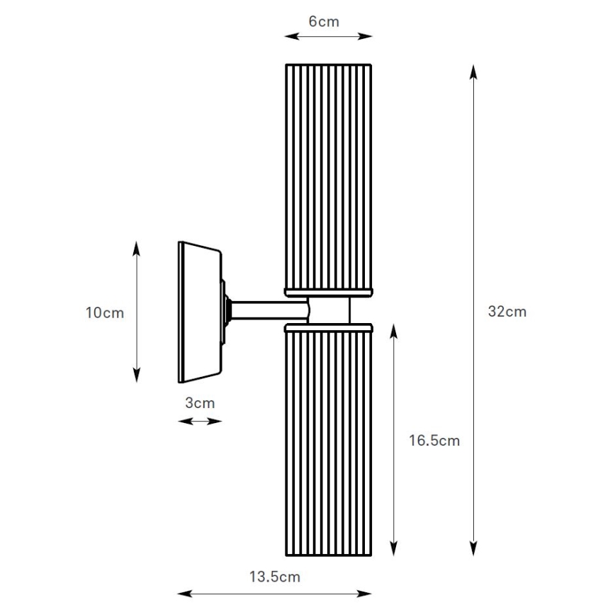 Markslöjd 109027 - Kylpyhuoneen seinävalaisin RIMINI 2xG9/20W/230V IP44 kiiltävä kromi