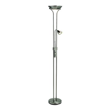 Markslöjd 111241 - Himmennettävä lattiavalaisin DETROIT 1xR7s/230W/230V + 1xGU10/35W kiiltävä kromi