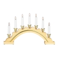 Markslöjd 700445 - Joulukynttelikkö CELINE 7xE10/3W/230V luonnollinen