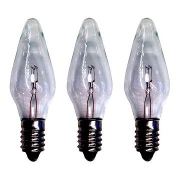 Markslöjd 702323 - SETTI 3x Kestävä Joulupolttimo RESERVLAMPA E10/3W/55V