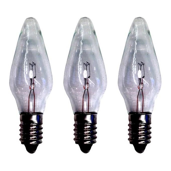 Markslöjd 702323 - SETTI 3x Kestävä Joulupolttimo RESERVLAMPA E10/3W/55V