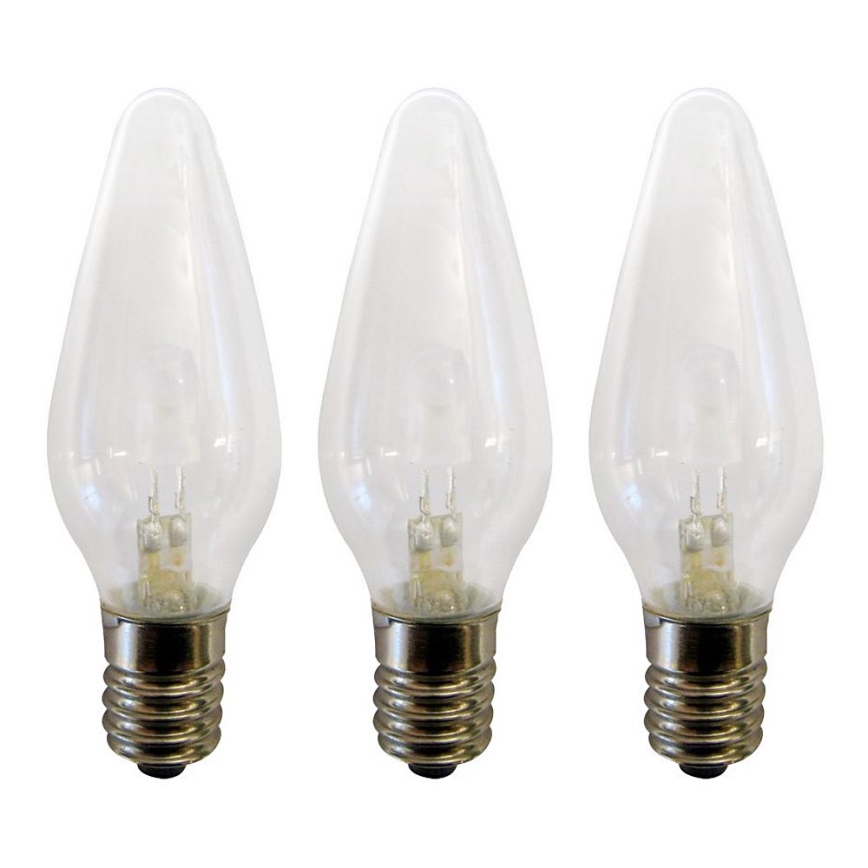 Markslöjd 702324 - SETTI 3x Kestävä Joulupolttimo RESERVLAMPA E10/3W/34V
