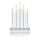 Markslöjd 702588 - LED-joulukynttilänjalka VIIK 9xLED/0,54W/230/3V valkoinen