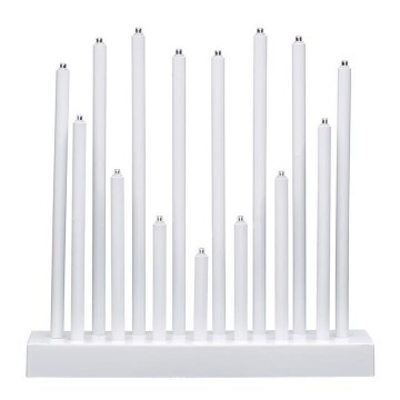 Markslöjd 702639 - LED-joulukynttilänjalka ROMANS LED/0,9W/3xAA valkoinen