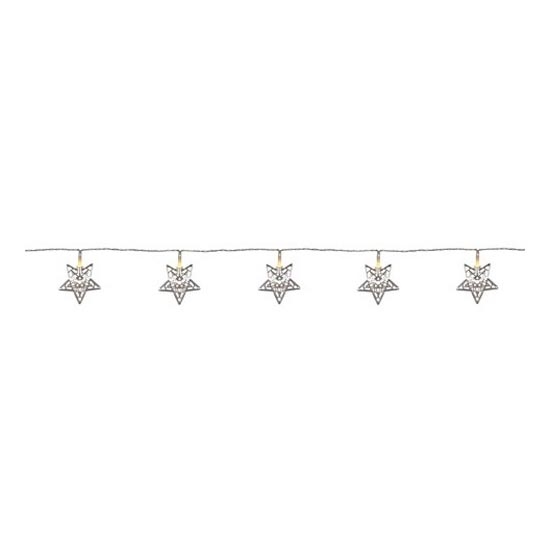 Markslöjd 703173 - LED-jouluketju LILLAN LED/3xAA 2,1m lämpimänvalkoinen