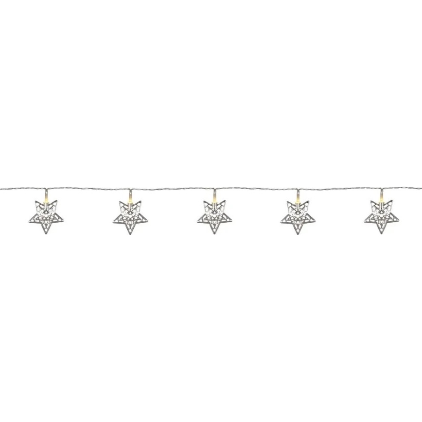Markslöjd 703173 - LED-jouluketju LILLAN LED/3xAA 2,1m lämpimänvalkoinen