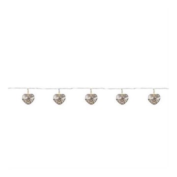 Markslöjd 703174 - LED Joulukoriste MILLA 10xLED/3xAA 2,1m lämmin valkoinen