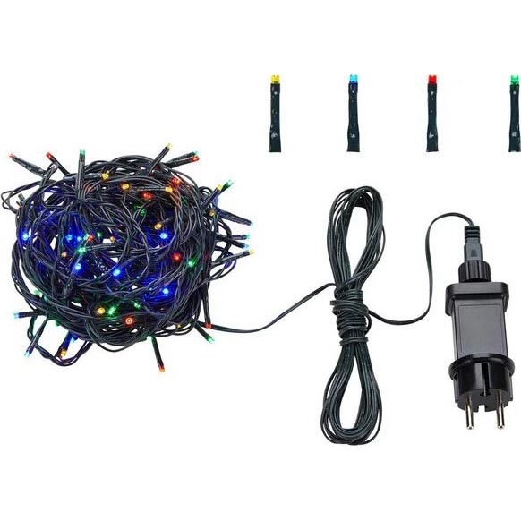 Markslöjd 703357 - LED jouluvalot ulos SKEN 120xLED 17m IP44 monivärinen