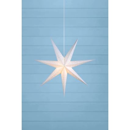 Markslöjd 703876 - SOLVALLA joulukoriste 1xE14/25W/230V Ø 75 cm valkoinen
