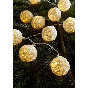 Markslöjd 703901 - joulukoristeet SIA LED/0,06W/3xAA 150cm