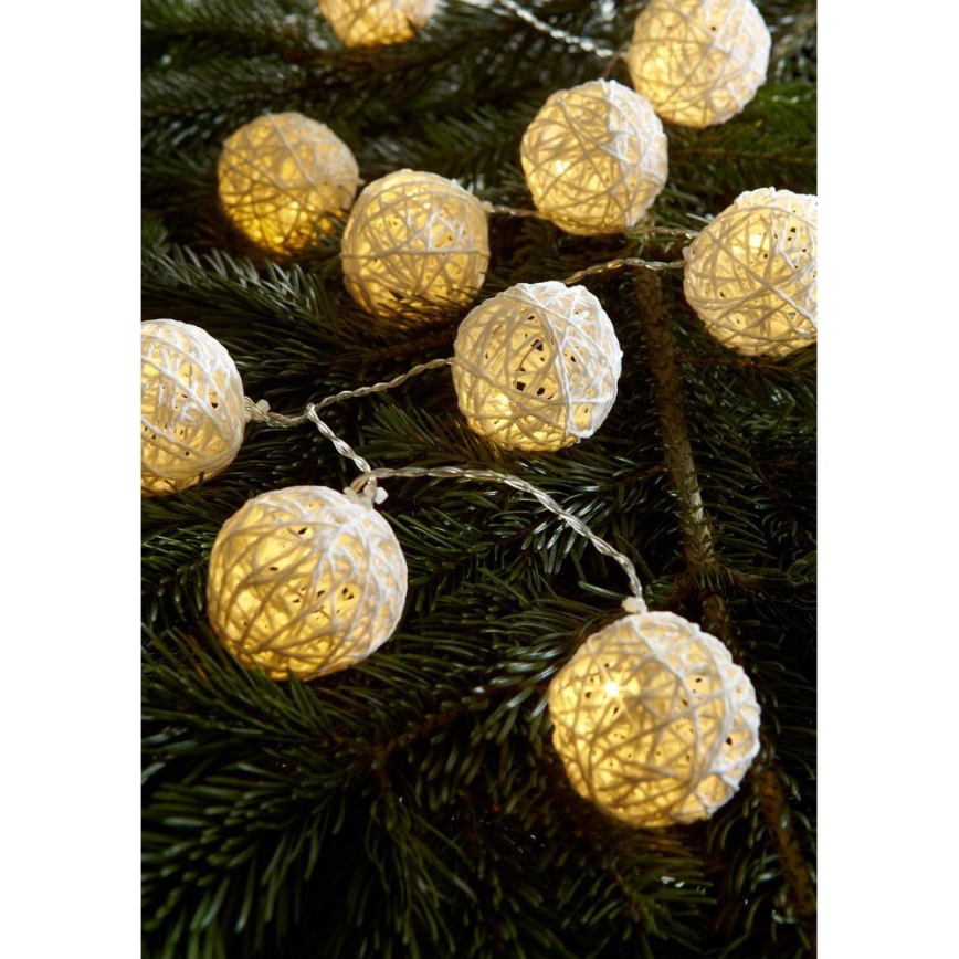 Markslöjd 703901 - joulukoristeet SIA LED/0,06W/3xAA 150cm