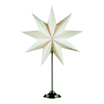 Markslöjd 704116 - joulukoristeet SOLVALLA 1xE14/25W/230V valkoinen 64 cm