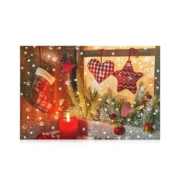 Markslöjd 704359 - LED-koristemaalaus CANVAS LED/0,18W/2xAA