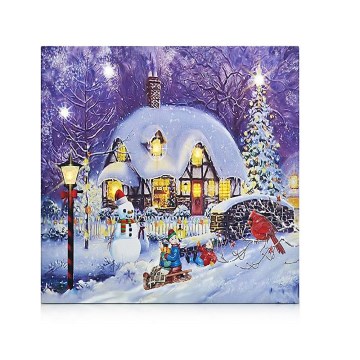 Markslöjd 704361 - LED-koristemaalaus CANVAS LED/0,18W/2xAA