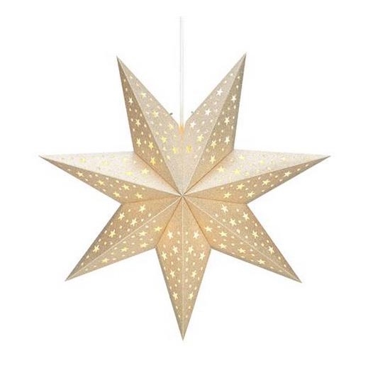 Markslöjd 704419 - joulukoristeet SOLVALLA 1xE14/25W/230V kultainen 45 cm