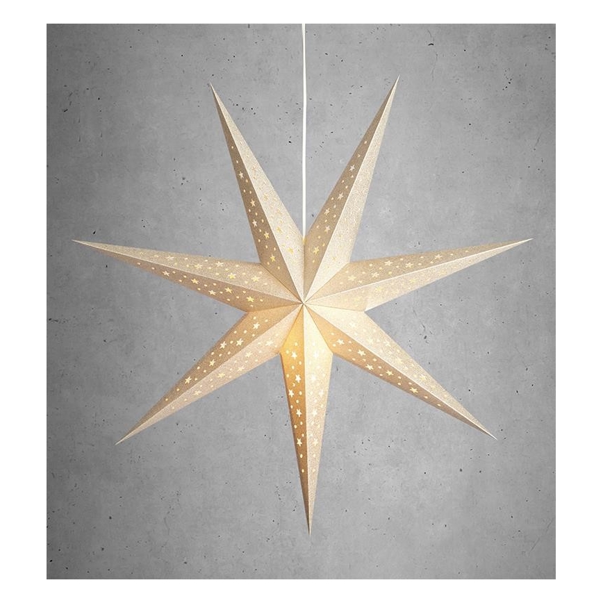 Markslöjd 704420 - joulukoristeet SOLVALLA 1xE14/25W/230V kultainen 75 cm