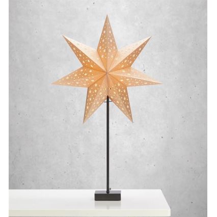 Markslöjd 704454 - joulukoristeet SOLVALLA 1xE14/25W/230V kultainen 69 cm
