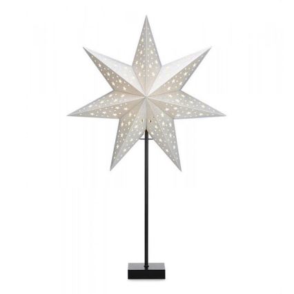 Markslöjd 704455 - joulukoristeet SOLVALLA 1xE14/25W/230V hopea 69 cm