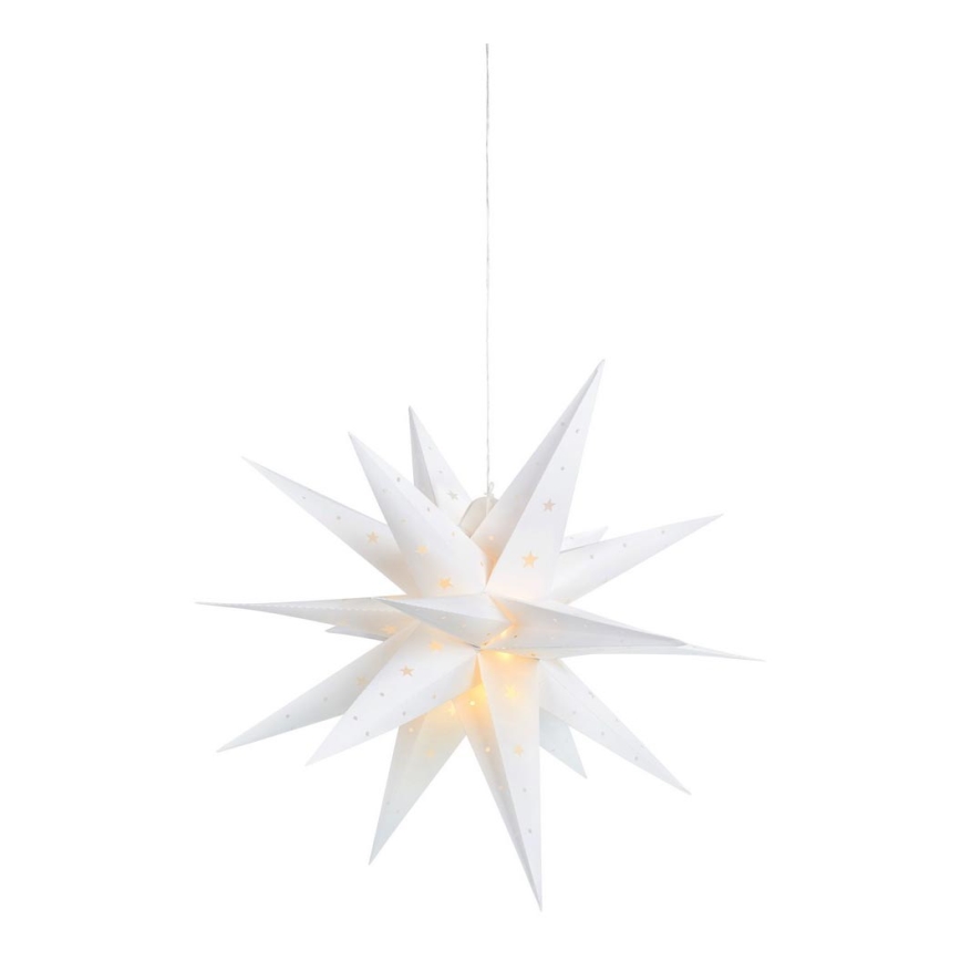 Markslöjd 704560 - LED-joulukoriste VECTRA 12xLED/0,436W/230/4,5V valkoinen 60 cm