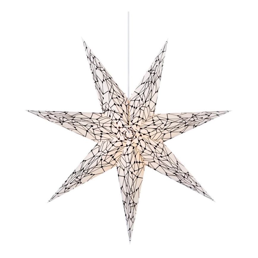 Markslöjd 704876 - joulukoristeet KARLA 1xE14/25W/230V valkoinen 75 cm