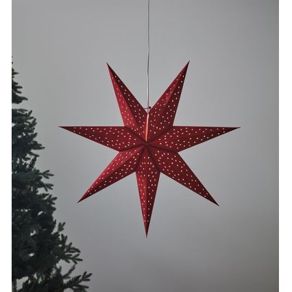 Markslöjd 704902 - joulukoristeet CLARA 1xE14/6W/230V 75 cm punainen