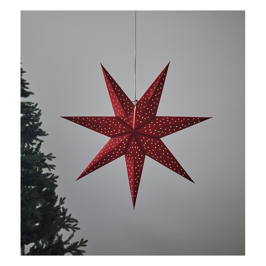 Markslöjd 704902 - joulukoristeet CLARA 1xE14/6W/230V 75 cm punainen
