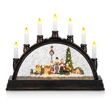 Markslöjd 704983 - LED-joulukynttilänjalka KARSTEN 9xLED/0,25W/4,5V