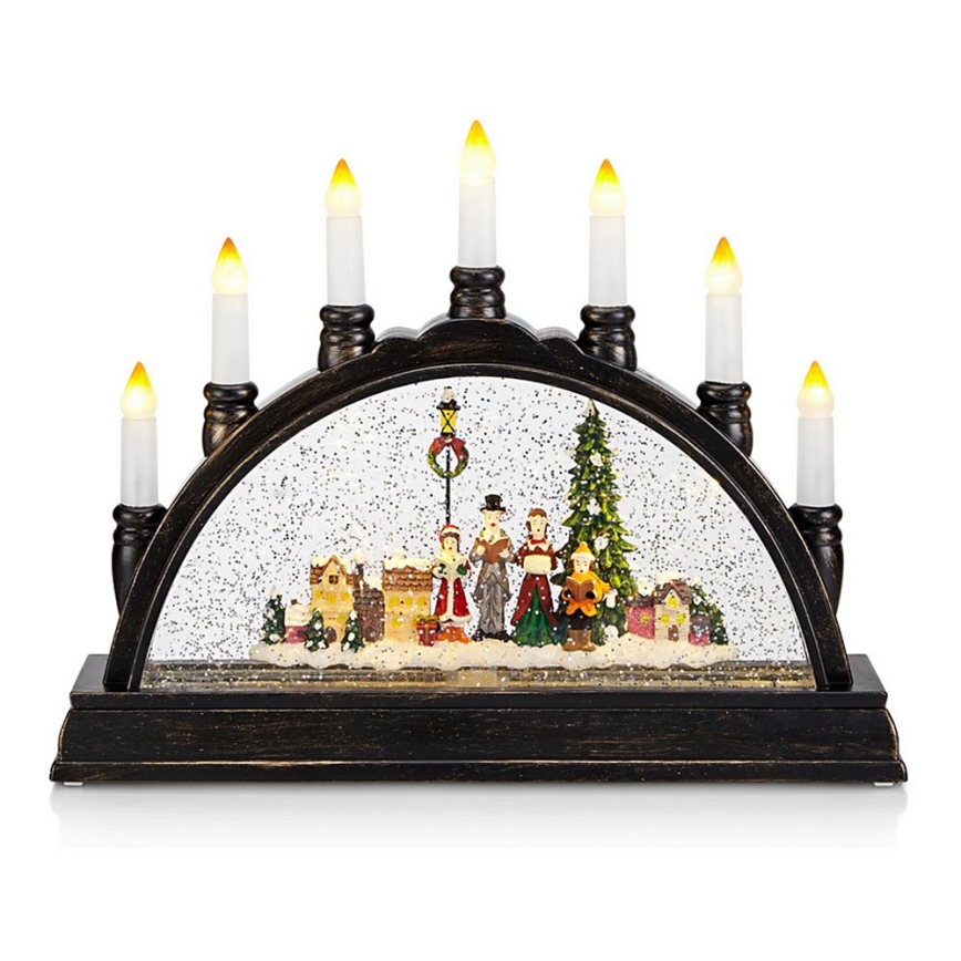 Markslöjd 704983 - LED-joulukynttilänjalka KARSTEN 9xLED/0,25W/4,5V