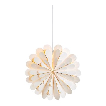 Markslöjd 705306 - joulukoristeet MARIGOLD 1xE14/25W/230V 45 cm valkoinen