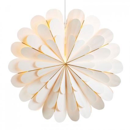 Markslöjd 705309 - Joulukoriste MARIGOLD 1xE14/25W/230V d. 60 cm valkoinen