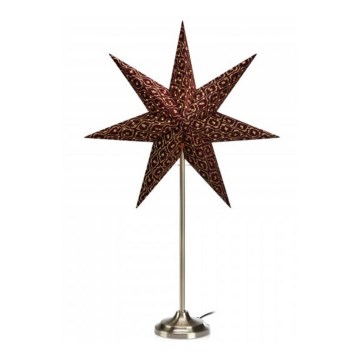 Markslöjd 705313 - joulukoristeet BAROQUE 1xE14/25W/230V 65 cm viininpunainen