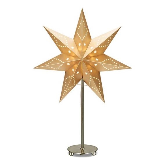 Markslöjd 705545 - joulukoristeet SATURNUS 1xE14/25W/230V 35 cm kulta