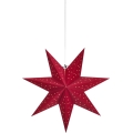 Markslöjd 705608 - LED-joulukoriste BLINK LED/0,2W/3xAA Ø 45 cm punainen