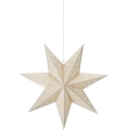 Markslöjd 705610 - BLANK LED-joulukoriste, 0,2 W/3xAA, Ø 45 cm, kultainen
