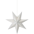 Markslöjd 705612 - LED-joulukoriste BLANK LED/0,2W/3xAA halkaisija 45 cm hopea
