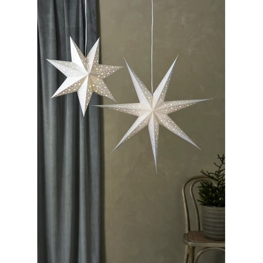 Markslöjd 705612 - LED-joulukoriste BLANK LED/0,2W/3xAA halkaisija 45 cm hopea