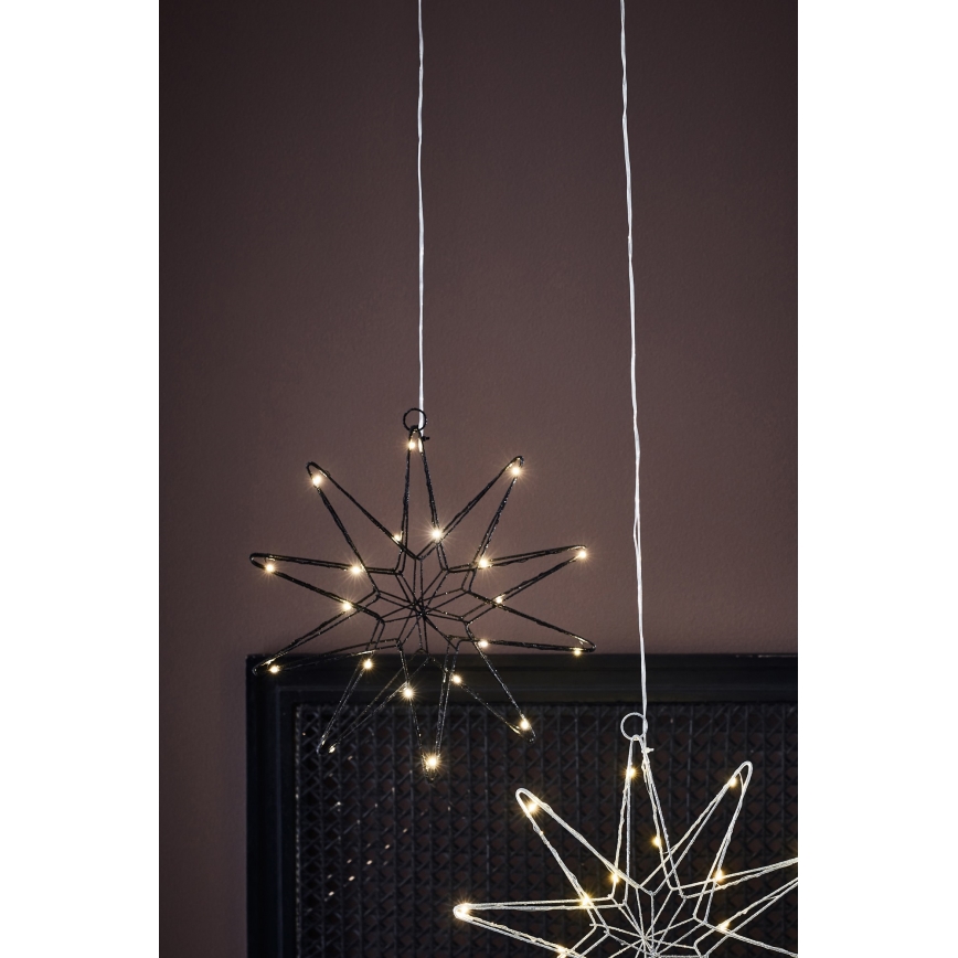 Markslöjd 705749 - LED Joulukoriste GLEAM LED/0,6W/3xAA musta