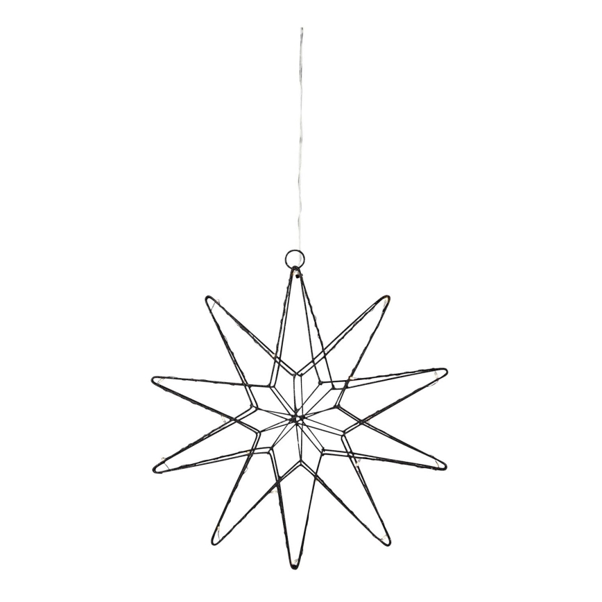 Markslöjd 705749 - LED-joulukoriste GLEAM LED/0,6W/3xAA musta