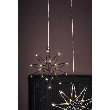 Markslöjd 705749 - LED-joulukoriste GLEAM LED/0,6W/3xAA musta