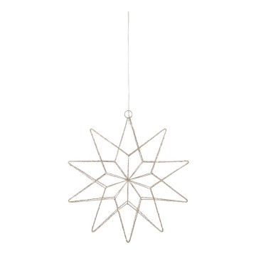 Markslöjd 705751 - LED-joulukoriste GLEAM LED/0,6W/3xAA kulta