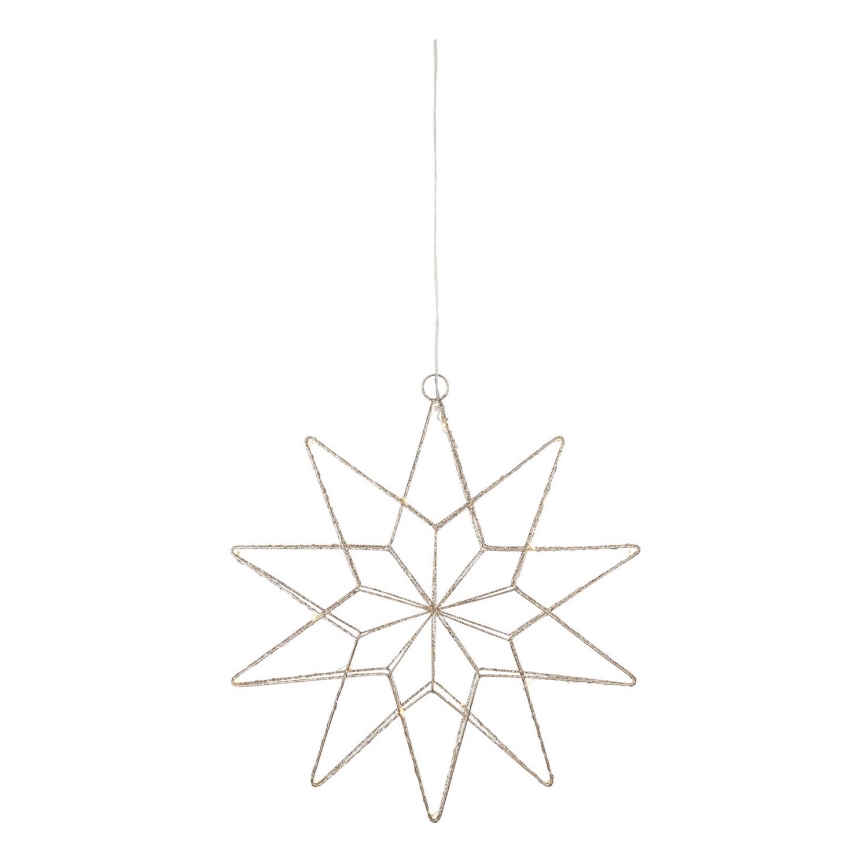 Markslöjd 705751 - LED-joulukoriste GLEAM LED/0,6W/3xAA kulta