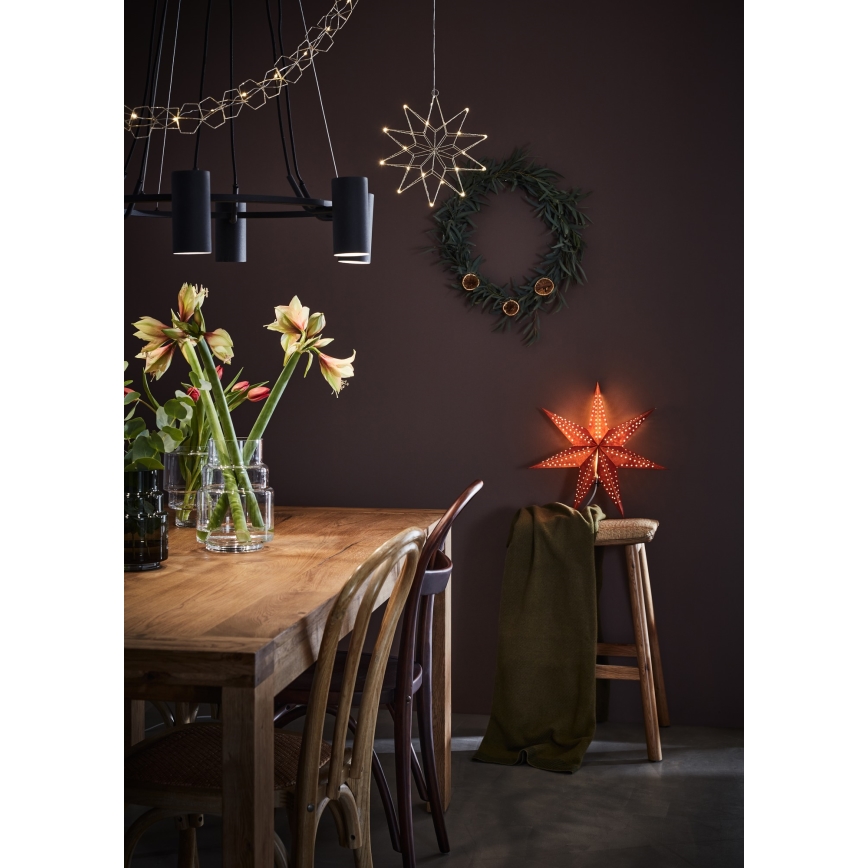Markslöjd 705751 - LED-joulukoriste GLEAM LED/0,6W/3xAA kulta