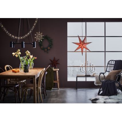 Markslöjd 705753 - LED-koristeketju SERVE LED/3xAA 1,9m hopea