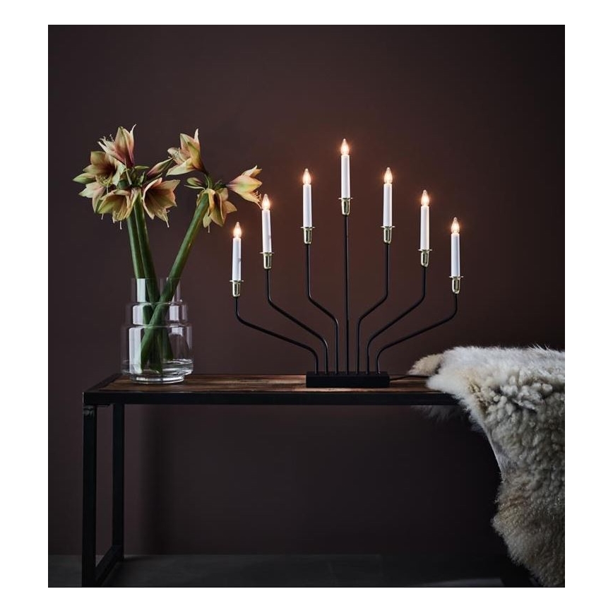 Markslöjd 705758 - Joulu kynttilänjalka BROSA XL 7xE10/3W/230V