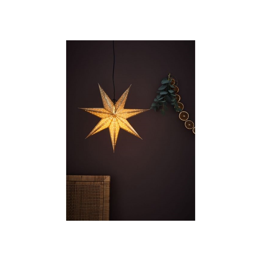 Markslöjd 705791 - Joulukoriste GLITTER 1xE14/25W/230V halk. 45 cm kulta
