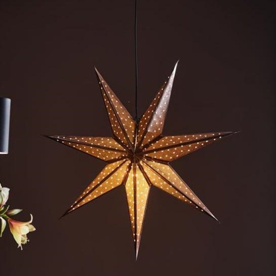 Markslöjd 705792 - Joulukoriste GLITTER 1xE14/25W/230V d. 75 cm pronssi